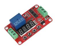 Eboxer FRM01 Modulo relè, DC 5 V 12 24 V Multifunzione Infinito Ciclo di Ritardo Timer Interruttore Relè Modulo di Controllo, con 18 Funzioni, per Applicazione Controllo Alimentazione