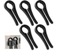 EBQOSK Serrature e coperture di sicurezza per fornelli a gas per la sicurezza di bambini e animali domestici, prevenire l'uso accidentale, coperture per manopole della stufa a prova di bambino