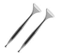 EBQOSK Set di strumenti 2 in 1 in acciaio inossidabile con custodia in pelle, rilascio miofasciale e strumento terapeutico per alleviare il dolore, migliorare la mobilità