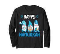 Ebraica - Hanukkah GNOME - Happy Hanukkah Maglia a Manica