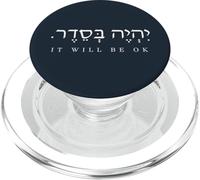 Ebraico ebraico andrà bene Israele Ebraismo PopSockets PopGrip per MagSafe