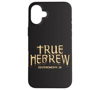 Ebraico Israelita Vero ebraico Deuteronomio 28 Religione ebraica Custodia per iPhone 16 Plus