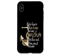 Ebrei 6:19 Versetto Bibbia Abbiamo Questa Speranza come Ancoraggio Custodia per iPhone XS Max