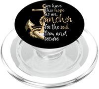 Ebrei 6:19 Versetto Bibbia Abbiamo Questa Speranza come Ancoraggio PopSockets PopGrip per MagSafe