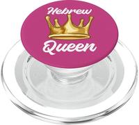 Ebreo Ebreo Israele Citazione divertente Donna israelita Regina ebraica PopSockets PopGrip per MagSafe