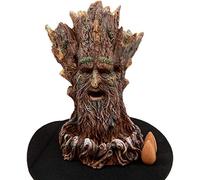 Ebros Gift Whispering Forest Celtic Greenman Tree Man Dio Backflow Incenso Cono Bruciatore Aroma Profumo Figurine 17,1 cm H Cornuto Dio Albero della Vita Mistica Creatura Essere