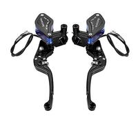 EBTOOLS 1 paio 22mm leve freno frizione moto regolazione frizione universale CNC manubrio pompa freno idraulico del manubrio(nero)