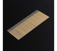 EBTOOLS 100pcs P50-J1/P50-B1/P75-B1/P75-E2/P100-E2 Spring Test Probe Round Pogo Pin 3A Pogo p100e2 spring pin, Phosphor