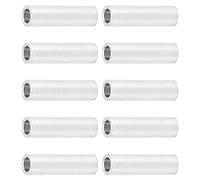 EBTOOLS 10pcs 6 Mm Rotondi Distanziatori in Lega di Alluminio Non Threading di Supporto per Macchinari e Progetti Fai - -Te (Lunghezza 18 mm)