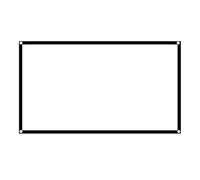 EBTOOLS 16: 9 Tenda di Proiezione in Poliestere Pieghevole Proiettore HD Portatile per Home & Office - Disponibili Multiple, Facile Configurazione (60 pollici)