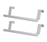 EBTOOLS 2 Pezzi di Asciugamano in Acciaio Inossidabile di Alta qualità Senza Punzonatura per il Bagno, la e l'organizzazione della Lavanderia (23 cm)