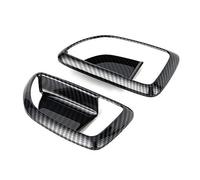 EBTOOLS 2 Pezzi di Rivestimento in Fibra di Carbonio per Manico della Porta del Grand Starex H1 2019, Accessori Eleganti e Autoadesivi