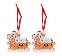 EBTOOLS 2 Pezzi Ted Ted Christmas Tree Pend Deco Ornament per Casa e Giardino, FESTIVITÀ Natalizie (22-W249)