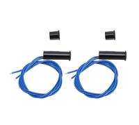 EBTOOLS 2 Set di Interruttore a Reed Magnetico a Incasso AC220V per Sistemi di Allarme - Sensori di Porta e Finestra Cablati di Ferro con Facile Installazione