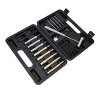 EBTOOLS 21 Pezzi Set di Fori con Martello, Kit di Strumenti di Progettazione Ergonomica per l'installazione Meccanica e la Manutenzione Realizzate in una Scatola di Archiviazione Portatile