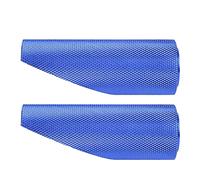 EBTOOLS 2pcs Elegante Blu in Alluminio Motocicletta Piolo Sostituto per, Design Affusolato con Texture -Slip (Blue)