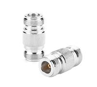 EBTOOLS 2pcs Tipo N Connettori RF Femmina a Femmina, Adattatori Coassiali di Rame per Test e Conversioni Ad Alte Prestazioni