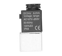 EBTOOLS 2v025? 06 2 Posizione Valvola a 2 Via con Valvola Elettromagnetica a Inversione Rapida per Automazione e Sistemi Idraulici (DC24V)
