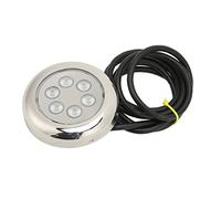 EBTOOLS 3,5 Pollici a LED Underwater Light Mount IP68 12V/24VDC per Marine, Barca e Yacht (RGB)
