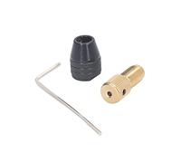 EBTOOLS 3 Mascella Set di Trapani Autoportante con Canna di Estensione in Ottone, Chiave Esagonale e Serraggio Versatile per Strumenti Elettrici (#2)