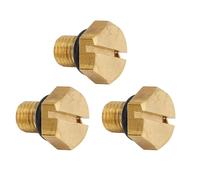 EBTOOLS 3 Pezzi Vite di Scarico del Carburatore a Motore Fuoribordo con O 6H3-14992-00 per 40-90 CV 2T
