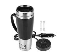 EBTOOLS 450ml Auto elettrica in acciaio inox da viaggio riscaldamento tazza di caffè tè bere tazza tazza bollitore auto(24V)