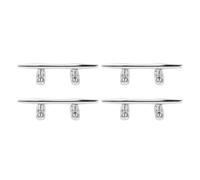 EBTOOLS 4pcs 5 Pollici 316 in Acciaio Inossidabile Tacchetta per Bottino Marine Tacchetta per Fissazione su Yacht, Mazzi, Kayak e Altro Ancora