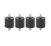EBTOOLS 4pcs Cuscinetti in Gomma per Compressori, Tampone di Tipo Vite di Vibrazione Migliore stabilità e Prestazioni (M6)