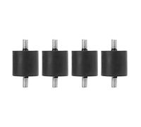 EBTOOLS 4pcs Cuscinetti in Gomma per Compressori, Tampone di Tipo Vite di Vibrazione Migliore stabilità e Prestazioni (M8)