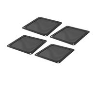 EBTOOLS 4pcs PC Ven Magnetic - 20mm Pvc per Dispositivo di Raffreddamento del Computer, Mals a Maglie Easy Inst (BLACK)