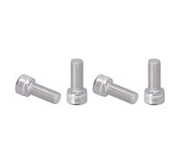 EBTOOLS 4pcs Vietta Esagonale in Acciaio Inossidabile M10x40 Hardware di Fissaggio a Passo Fine per Fai - -te e Automobile (M10*25)