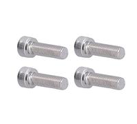 EBTOOLS 4pcs Vietta Esagonale in Acciaio Inossidabile M10x40 Hardware di Fissaggio a Passo Fine per Fai - -te e Automobile (M10*30)
