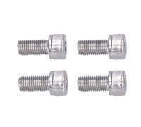 EBTOOLS 4pcs Vietta Esagonale in Acciaio Inossidabile M10x40 Hardware di Fissaggio a Passo Fine per Fai - -te e Automobile (M10*20)