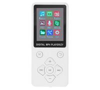 EBTOOLS 5.0 MP3 MP4 Player con Schermata a Colori da 8 Pollici, Memoria Espandibile da 128 GB, Musica Portatile e Video in Bianco (WHITE)