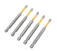 EBTOOLS 5 Pezzi Bit Driver Impact Imposta con Bit di Cacciavite Magnetico, Acciaio in Lega per le Prestazioni in Varie Applicazioni