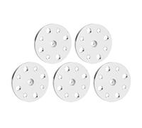 EBTOOLS 5 Pezzi in Alluminio in Lega Servo Corno per Robotica, Leggero Ad Alta Resistenza con Fori Filettati M4 e Spline a 24 Denti