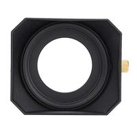 EBTOOLS 58mm Square Lens Hood Paraluce Quadrato Portatile, Accessorio per Paraluce in Metallo con Coperchio in Metallo per Videocamera Digitale DV Filtro per Videocamera Digitale(43mm)