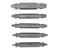 EBTOOLS 5pcs Set di Estrattori Ad Alta velocità in Acciaio - Strumento di Rimozione della Testa a Doppia Testa con Custodia