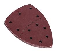 EBTOOLS 60pcS Srogoniere Triangolare Premium 11 Fori Fogli di Grinta per Legno, Metallo e Altro, 140x140x100mm (80 maglie)