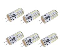 EBTOOLS 6pcs da 12 V Lampadine a LED, Base G4 3W, Luce Bianca Calda, Installazione Facile, per un Ambiente Paesaggistico e Casa (Freddo bianco)