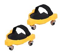 EBTOOLS Abbina le Ginocchiere Rotolanti con Cinturini, Cuscino e Ruote per Fodera Morbido Facile mobilità