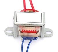 EBTOOLS AC 12V/24 V Trasformatore di Potenza 2W Ingresso 50Hz con Nylon Ritardante di per Uso Sicuro (12V)
