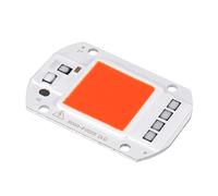 EBTOOLS AC220V 50 W Fonte Luminosa con Chip Pannocchia - LED Versatile per Proiettori Fai -da te, Paesaggio, Opere d'arte e Illuminazione Interna (Luce rossa)
