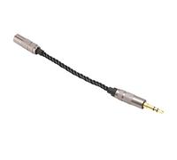 EBTOOLS Adattatore Convertitore Femminile da Maschio da 3,5 Mm Portatile con Rame Placcato in Argento per il Suono