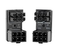 EBTOOLS Adattatore di Alimentazione a 6 Pin ATX per Schede Grafiche Desktop, Connettore da Femmina a 180 Gradi, Soluzione di Cavo a Risparmio Spaziale