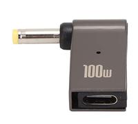EBTOOLS Adattatore Maschile da Femmina di Tipo C DC con Design in Lega di Alluminio Chip di Ricarica Rapida per Alimentazione da 100w Taccuino (4 * 1,7 mm)
