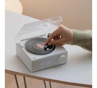EBTOOLS Altoparlante per Giocatore di Registrazione Portatile con Sveglia - 3 modalità, Suono Stereo Hifi, Giallo (#1)
