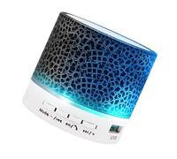 EBTOOLS Altoparlanti Portatili con Luci a LED a 7 Colori, Piccoli Altoparlanti Ricaricabili per Viaggi e Uso Esterno (#3)