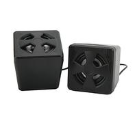 EBTOOLS Altoparlanti Portatili per Laptop Cablato USB con Luce RGB, Suono Surround a 360 ° e Bassi Potenti per la Casa e l'ufficio