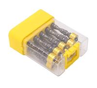 EBTOOLS Bit di Cacciavite Magnetico 10 Pezzi Impostati per Strumenti Elettrici e Manuali, Bit a Testa in Acciaio in Lega /4 Pollici a Doppia estremità